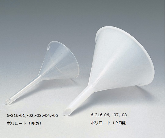 Maruemu (Code 0904-01) Poly Funnel PP (polypropylene) φ30mm