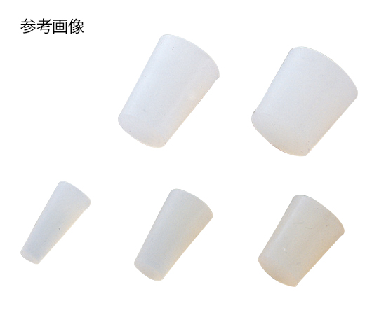 AS ONE 1-9662-04 S-10 Minuscule Silicone Plug (10 x 7 x 15mm, 10 Pcs)