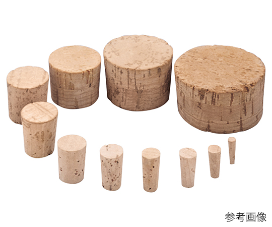 AS ONE 3-8277-02 Cork Plug φ9 x φ6 x 17mm 10 Pieces