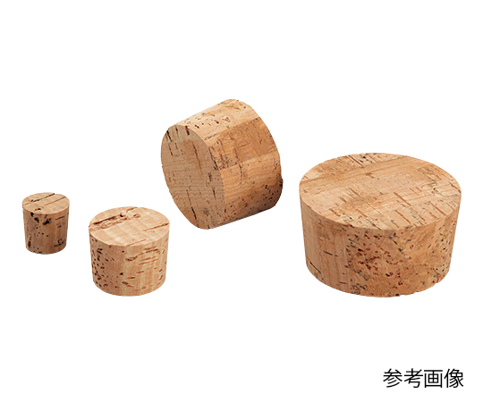 AS ONE 3-1701-04 No.4 Cork Plug 4 (19.5 x 16.5 x 18mm, 10 Pcs)