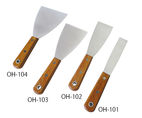 Dao trộn Spatula (thép không gỉ Stainless steel (SUS420-J2), 25×235 mm) AS ONE 5-5662-21 OH-101