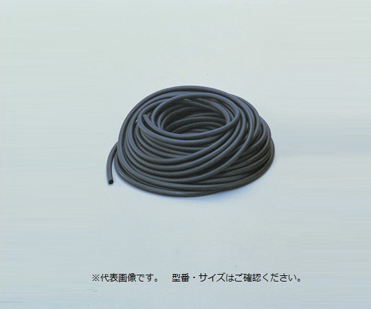 AS ONE 6-594-01 New Rubber Tube Black (φ4 x φ6mm, 1kg (about 71m)