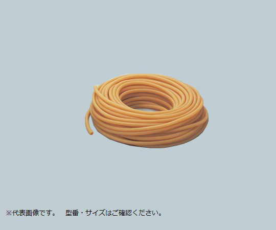AS ONE 6-595-02 New Rubber Tube Light Brown (φ5 x φ7mm, 1kg (about 50m)