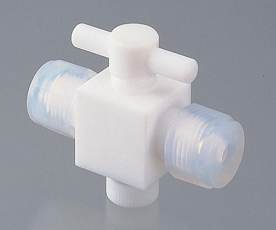 AS ONE 7-286-03 YK Connection Two-Way Cock (Connection Type, 10mm, PTFE, PFA)