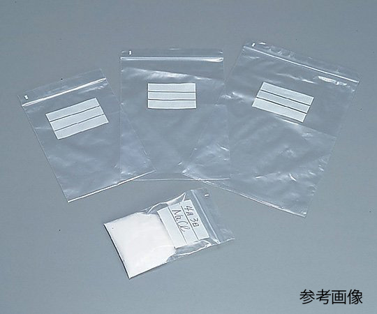 AS ONE 6-635-02 MARK-B Zipper Pack (UNI PACK) with Notes Area (PE (Polyethylene), 60 x 85mm x 0.04mm, 300 sheets)