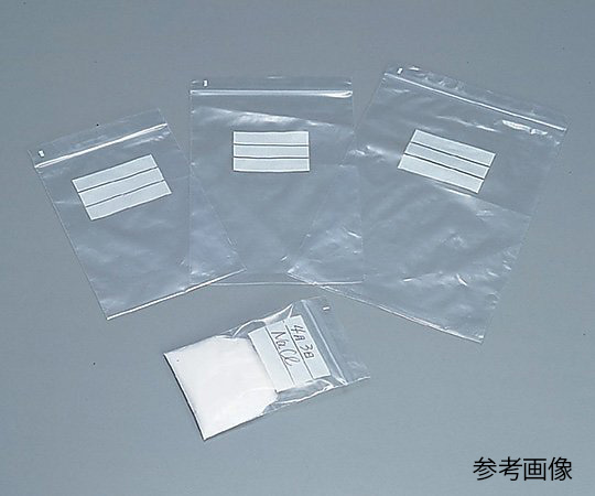 AS ONE 6-635-04 MARK-D Zipper Pack (UNI PACK) with Notes Area (PE (Polyethylene), 85 x 120mm x 0.04mm, 200 sheets)