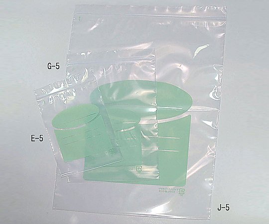 AS ONE 8-3330-03 J-5 Zipper Pack (UV Protection) (PE (Polyethylene), 240 x 340mm x 0.05mm, 100 sheets)