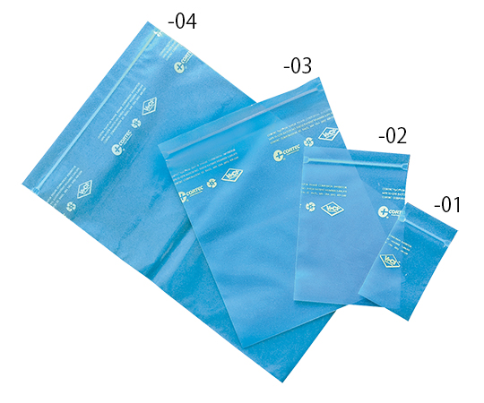 AS ONE 3-6843-01 Volatile Rust Prevention Bag (Ziplock) (PE (polyethylene), 83 x 127mm, 500 sheets)