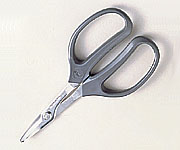 AS ONE 6-3007-02 350-M Universal Scissors Metal Kraft Bent Blade