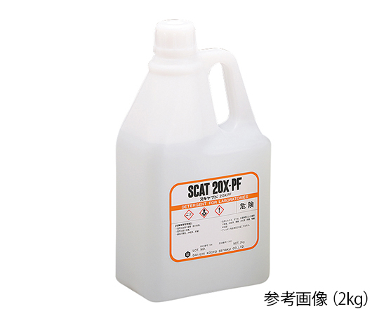 AS ONE 6-9603-04 20X-PF Liquid Detergent SCAT(R) Alkaline, Non-Phosphorus 5kg