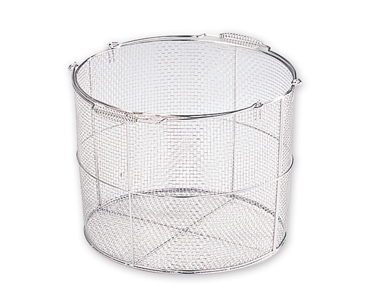 AS ONE 7-5331-01 Stainless Steel Round Cleaning Basket (Tapered) Extra-Large φ400 (φ370) x 300mm