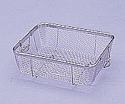 AS ONE 4-102-02 Stainless Cleaning Basket Shallow Type