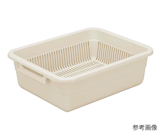 Rổ thoát nước (nhựa PP màu be, 545 x 425 x 175mm) SHINKIGOSEI No.0