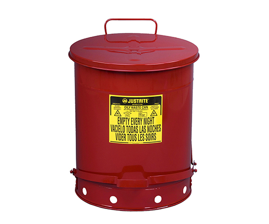 Thùng rác chống cháy (53L, thép) Justrite J09500