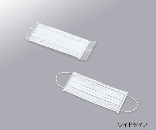 AS ONE 3-6851-01 Disposable Mask For Clean Room Wide Type 50 Pieces