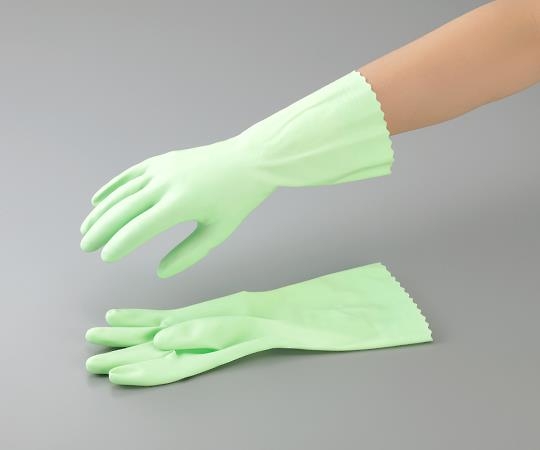 Găng tay làm việc (PVC, dày vừa, size M, màu xanh lá cây) SHOWA GLOVE 111-MG