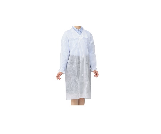 Áo khoác phòng thí nghiệm dùng một lần (size M, 1 cái) AS ONE 8-4055-01