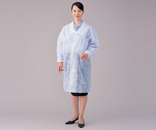 Áo khoác phòng thí nghiệm dùng một lần (size L, 1 cái) AS ONE 8-4055-02