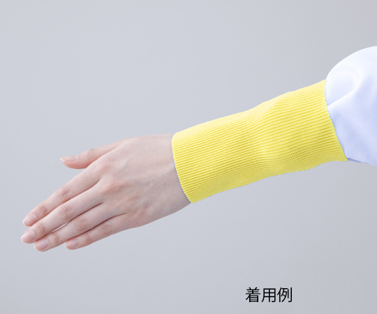 Băng cổ tay màu vàng Polyester AS ONE 2-8973-06