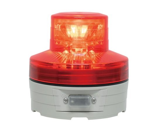 NIKKEI MFG VL07B-003AR Battery-Powered Rotary Light (Flashing Type, φ76 (Red))