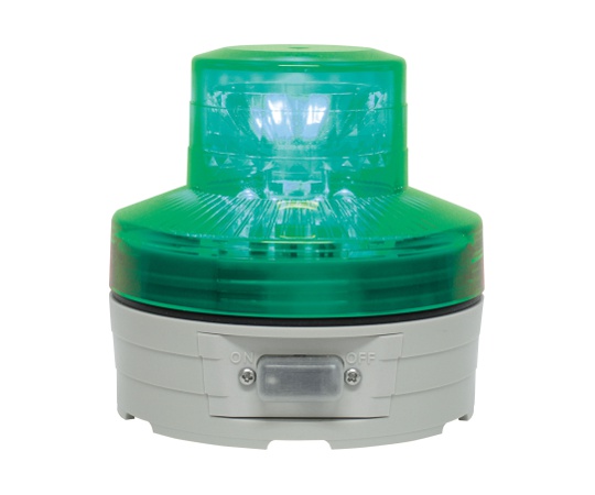NIKKEI MFG VL07B-003AG Battery-Powered Rotary Light (Flashing Type, φ76 (Green))