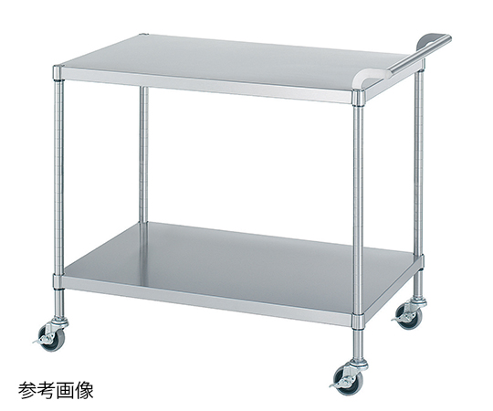 Xe đẩy 2 tầng thép không gỉ (SUS430) 600 x 450 x 800mm SINKO-LTD M02-6045-U75