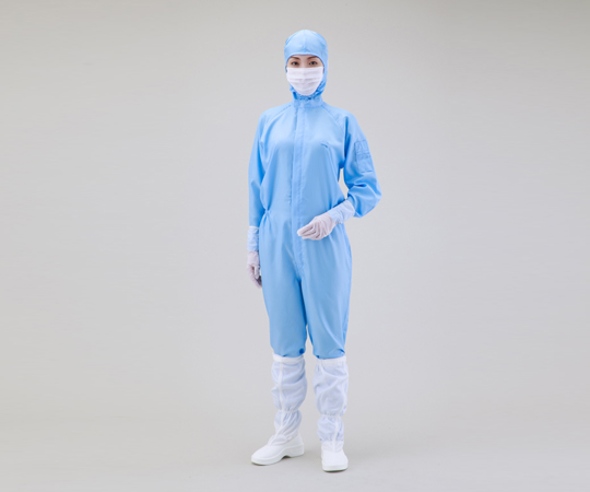 AS ONE 1-7865-06 AS197C 4L Dust-Free Garment AS197C With Hood Blue 4L