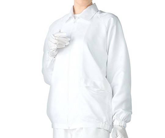 AS ONE 6-7524-11 AS203C 3L Dust-Free Garment AS203C Coat White 3L