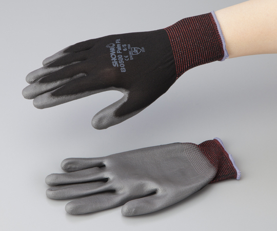 SHOWA GLOVE B0500-M Palm Fit Gloves (Seamless M, Nylon/ PU)