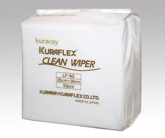 Kuraray Kuraflex LF-8G Clean Wiper (Lyocell, Rayon, PP (polypropylene), PE (polyethylene), 50 pcs/bag x 60 bags)