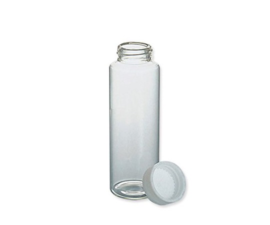 AS ONE 7-2110-10 SCC Screw Tube Bottle White No8 110mL (Pure Water Washing Processed)