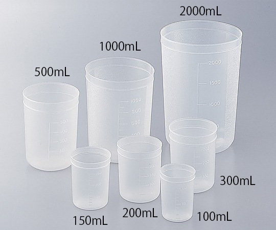 AS ONE 1-4659-06 Disposable Cup (Blow Molding) 1000mL 1 Piece
