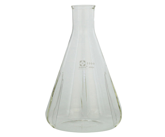 SIBATA SCIENTIFIC TECHNOLOGY 016310-2000 Shaking Erlenmeyer Flask with Baffle 2L