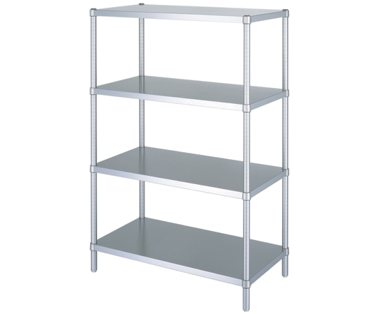 AS ONE 1-8935-04 RB4-12045E Conductive Shelf (Stainless steel (SUS430), 1188 x 438 x 1800mm)