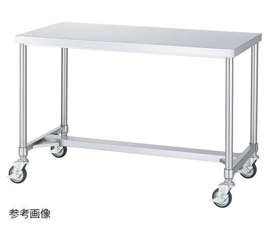 Bàn làm việc bằng thép không gỉ (Loại dẫn điện với bánh cao su, 900 x 750 x 800mm) SINKO-LTD WHC-9075-RE100