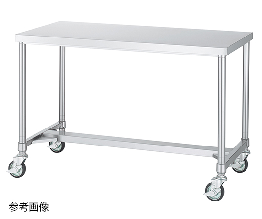 SINKO-LTD WHC-12075-RE100 Stainless Steel Workbench (Conductive Type With Rubber Casters, 1200 x 750 x 800mm)