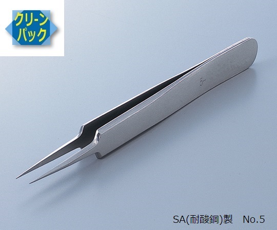 RUBIS 5-SA MEISTER Tweezers SA (Acid‐Resistant Steel) Product Clean Pack No.5 110mm