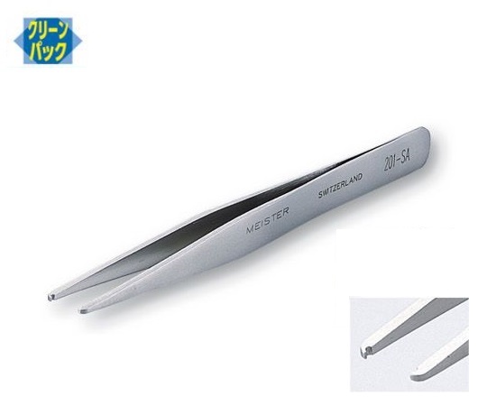 AS ONE 9-5691-01 201-SA MEISTER Tweezers Recess Acid Resistant Steel 115mm