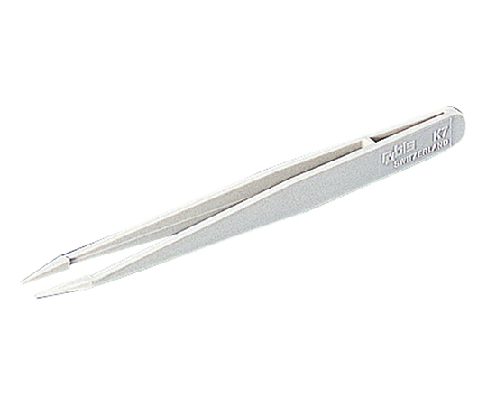 AS ONE 1-1487-03 K7 Acid Resistant Tweezers Thin Polybutylene Terephthalate (PBTP) 120mm