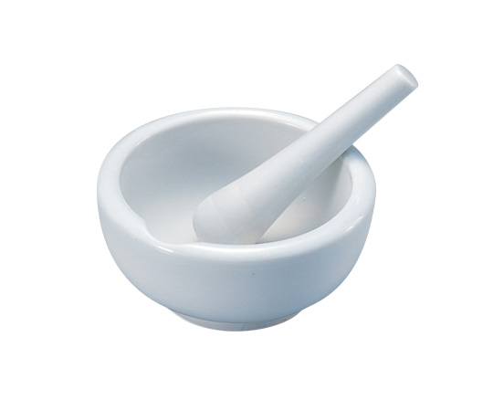 AS ONE 6-549-02 Porcelain Mortar φ90mm with Pestle