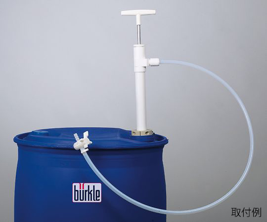 Bơm thùng PTFE (có khóa vòi, ống xả, 1110mm, 400 mL/stroke) Buerkle 5606-1001