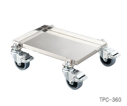 AS ONE 3-6750-01 TPC-360 Silent Cart (360 x 220mm, load tolerance 100kg)