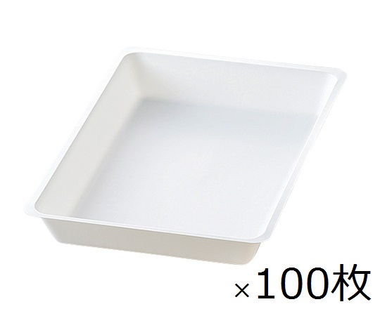 AS ONE 1-3145-04 DT-4 Disposable Tray (PP (polypropylene), 250 x 175 x 31mm, 100pcs)