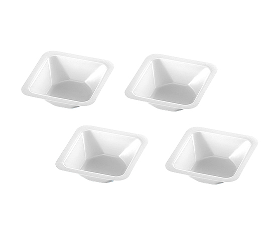 AS ONE 3-6027-02 HS1420BB Wenning Boat Uncharged White (PS (polystyrene), 85 x 85 x 24mm, 500pcs)