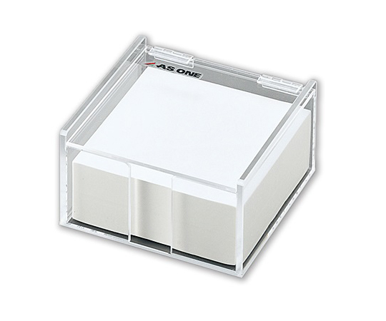 AS ONE 3-6797-03 Medicine Paper Case Large (Acrylic resin, 134 x 135 x 78mm, storage 1000 sheets)