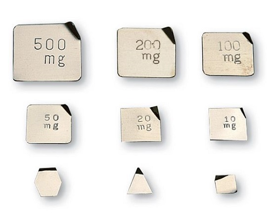 AS ONE 2-491-03 F1PSB-100MA Plate Weight (100mg, F1)