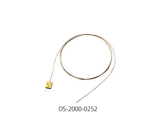 AS ONE 4-770-02 DS-2000-0252 Coated K Thermocouple (Glass Coated) (2m, 50 - +450oC)