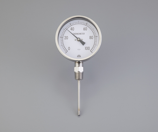 AS ONE 2-3226-03 MS-6613 Bimetal Thermometer Sensor Shape L (φ110mm, 0 - 100oC)