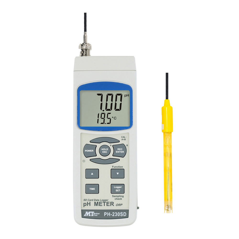 MOTHERTOOL PH-230SD Data Logger pH Meter (0 - 14pH/-1999 - +1999mV, SD card (1GB))