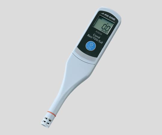 AS ONE 2-902-01 AS650 Waterproof Conductivity Meter (50.0, 50 - 500μS/cm, 0.50 - 5.00, 5.0 - 50.0mS/cm)